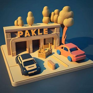 3D model Car Parking Multiplayer game (STL)